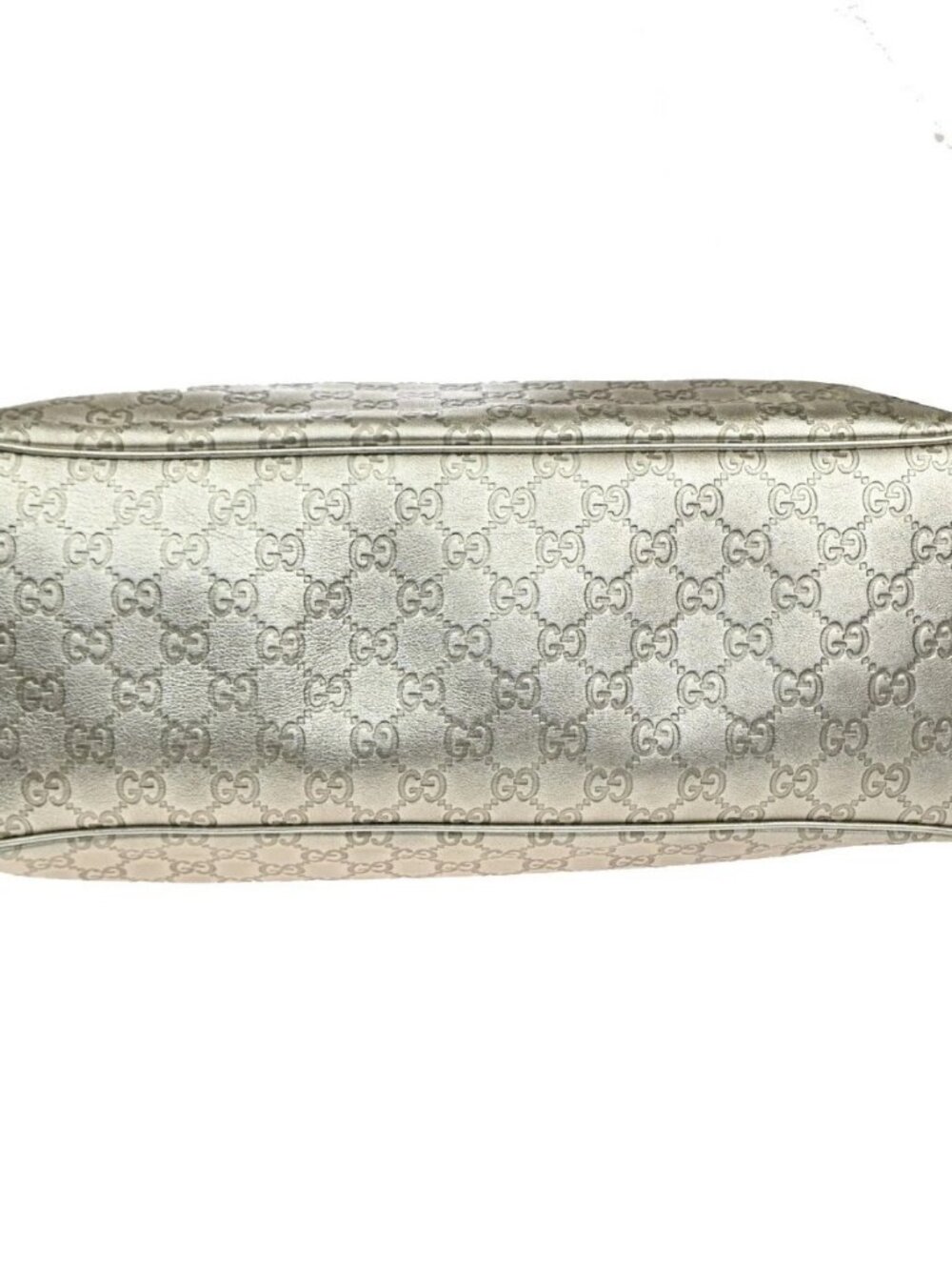 GUCCI Logo GG Pattern Positano Scarf Shoulder Bag Leather Gole GHW Italy 79YJ136 - Picture 6 of 16